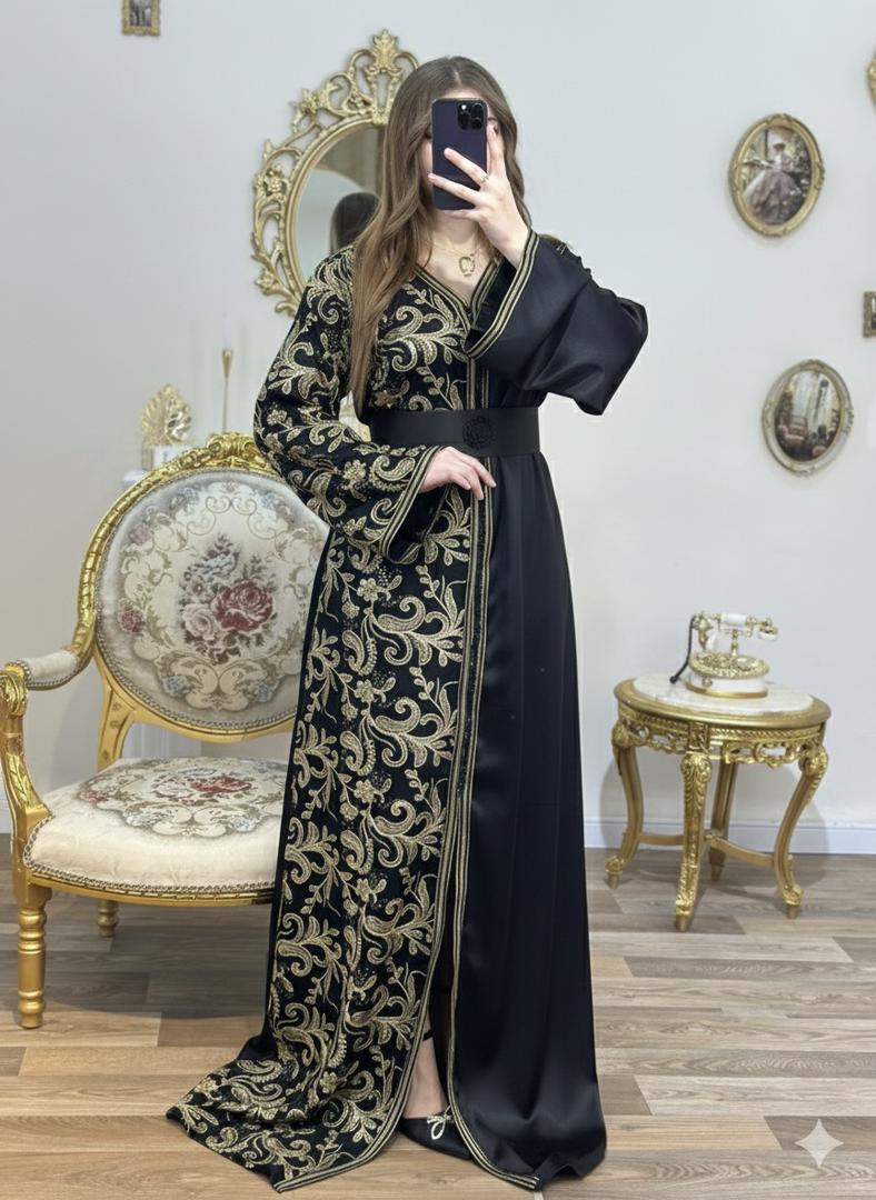 قفطان روايال مع لمحزمة هدية